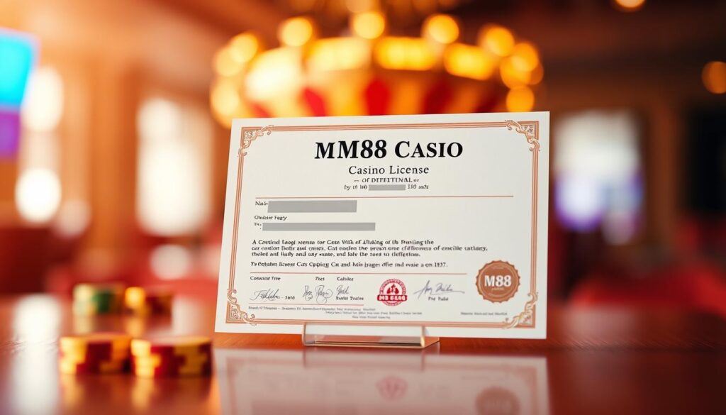 ใบอนุญาตคาสิโนและมาตรฐาน m88 asia